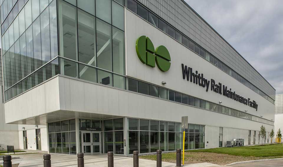 whitby go station parking structure